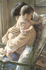 水粉大师Steve Hanks 263-Mother and Child